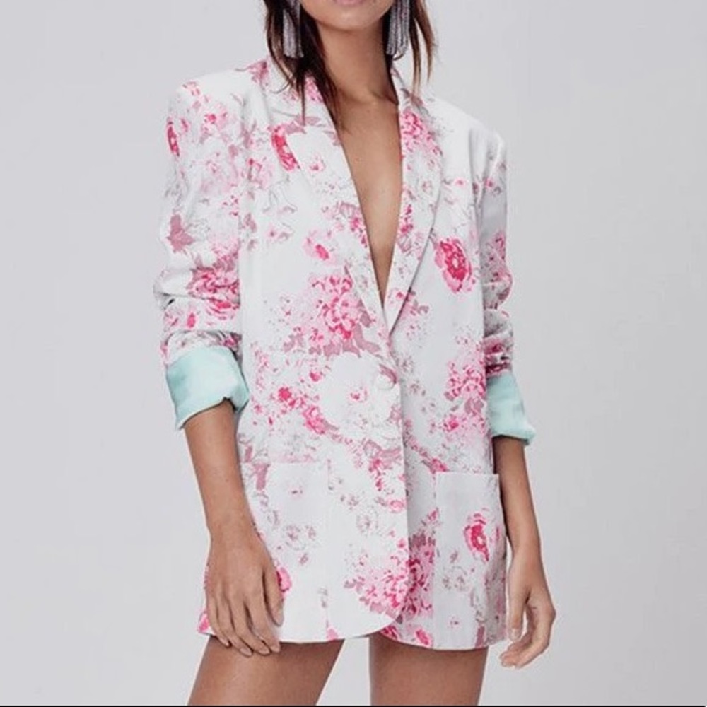 For Love & Lemons White Weston Blazer